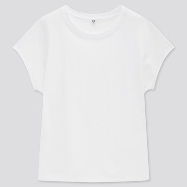 WOMEN COTTON RELAXED FRENCH SHORT-SLEEVE T-SHIRT | UNIQLO US