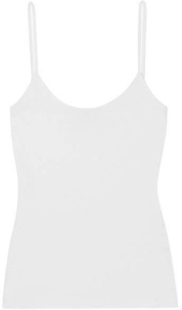 Net Sustain Ribbed Organic Cotton-jersey Camisole - White