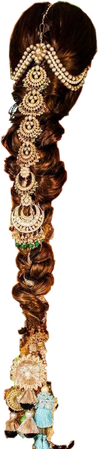 Indian braid hair jewelry