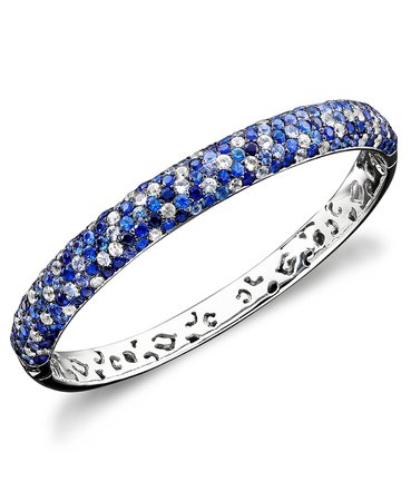 EFFY Sterling Silver Shades Of Sapphire Bangle Bracelet