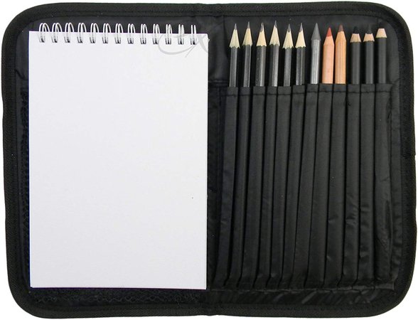 Compact and Portable Sketch Folio 1 Drawing Kit with Art Supplies Nicole PRO 3077 [1540959563-4284] - $6.20