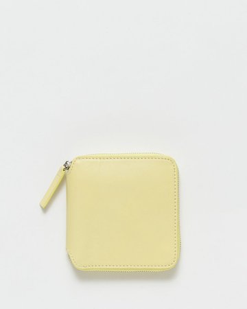Square Wallet - Soft Yellow