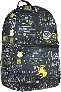 Amazon.com: Harry Potter Hufflepuff House Motto Sublimated Laptop Backpack Bag : Electronics
