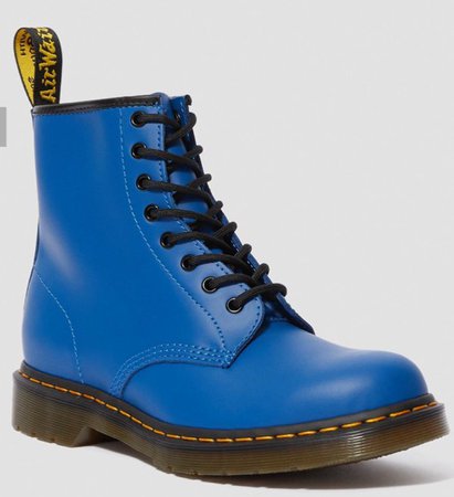 Blue Doc Marten Boots