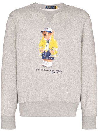 Polo Ralph Lauren Teddy Bear Logo Print Sweatshirt Ss20 | Farfetch.com