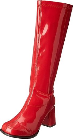 Amazon.com | Ellie Shoes Women's Gogo Boot, Red, 12 M US | Knee-High