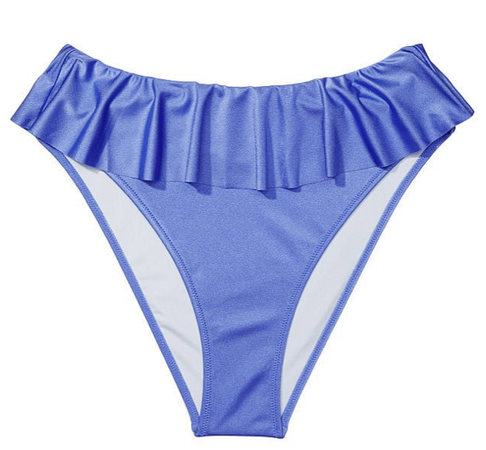 VICTORIA'S SECRET SWIM Ruffle High Waist Cheeky Bikini Bottom