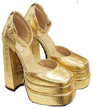 gold heels (by fy zoe)