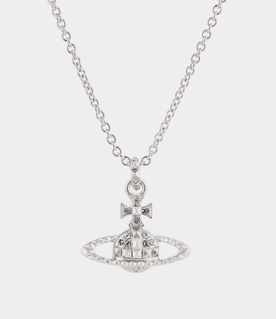 Mayfair Bas Relief Pendant Silver | Women's Necklaces | Vivienne Westwood