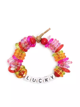 Lauren Rubinski Love Beads Lucky Bead Bracelet - Farfetch