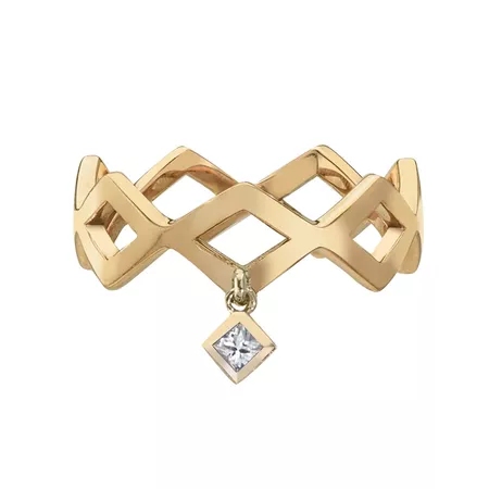 Lucia Princess Diamond Dangle Band - GiGi Ferranti Jewelry