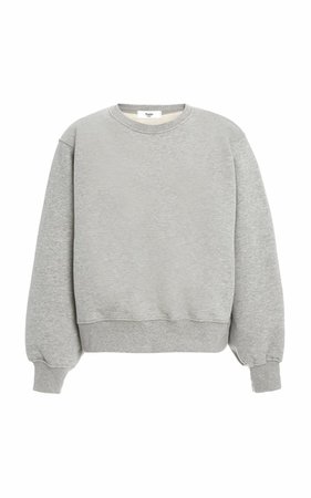 Vanessa Padded-Shoulder Cotton Sweatshirt By The Frankie Shop | Moda Operandi