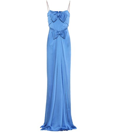Gucci Satin Draped Gown