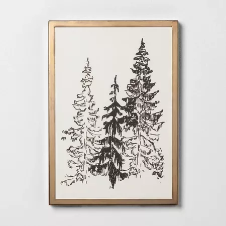 Framed Art Trees 8x11'' - Hearth & Hand with Magnolia : Target