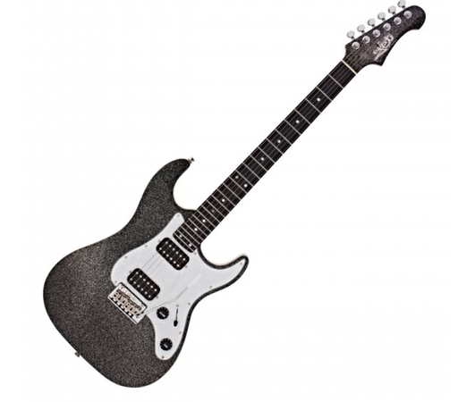 JET Guitars JS-500 Ebony, Black Sparkle