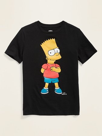 The Simpsons™ Bart Front & Back Graphic Tee for Boys