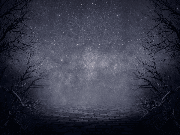 Fantasy Night Background With Big Moon Glowing (Clouds-And-Sky) | Textures for Photoshop