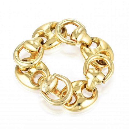 Gucci Grande Marina and Horsebit Gold Bracelet
