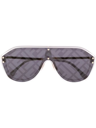 Fendi Eyewear Pilotsolglasögon Med Logotyp - Farfetch