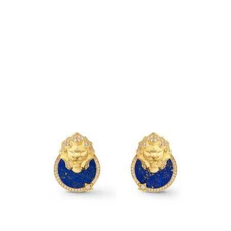 lion-medaille-earrings-yellow-blue-yellow-gold-diamond-lapis-lazuli-packshot-default-j11367-8826845462558.jpg (1240×1240)