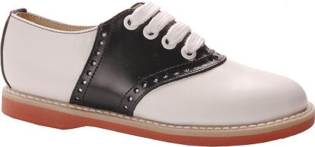 Willits Classic Saddle Oxford Black White Saddle Shoes Women - iWantaPair.com - Color: White