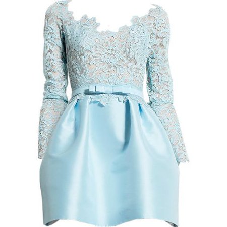 Light Blue Lace Dress