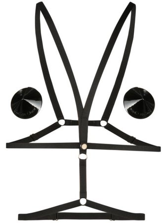 Maison Close harness bra black 608628 - Farfetch
