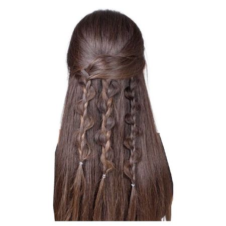 dark brown braided hairstyle
