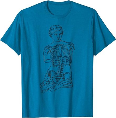 Amazon.com: Venus Skeleton T-Shirt Vaporwave Aesthetic Soft Grunge Tee : Clothing, Shoes & Jewelry