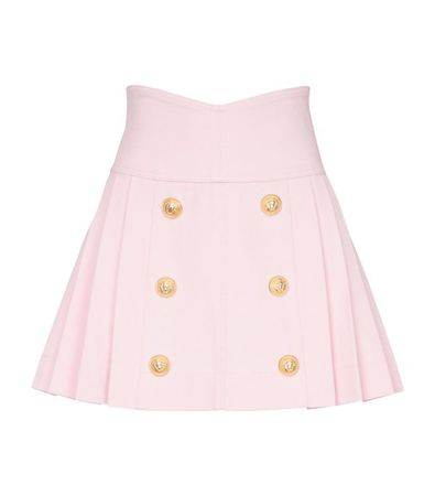 Balmain Pleated Mini Skirt | Harrods US
