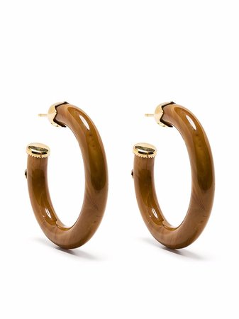 Gas Bijoux Caftan medium hoop earrings