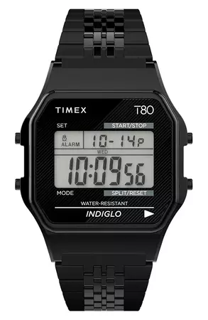 Timex® T80 Digital Bracelet Watch, 34mm | Nordstrom
