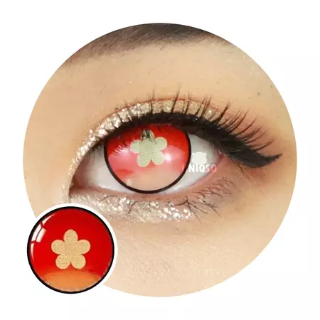 Genshin Impact Hutao/Hu Tao Eye Contacts | Prescription | Colored Contacts