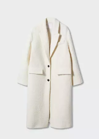 Buttoned wool coat - Women | Mango USA