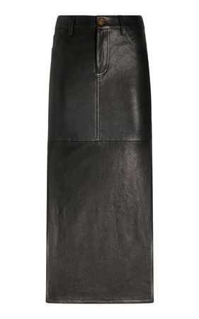 Paneled Leather Midi Skirt By Etro | Moda Operandi