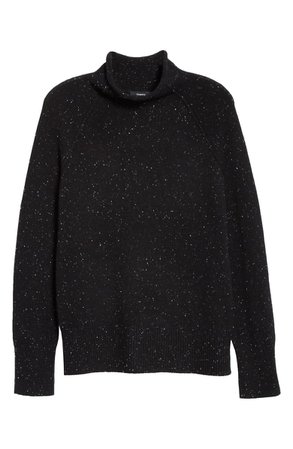 Theory Karinella Donegal Tweed Cashmere Sweater | Nordstrom