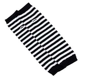 black and white arm warmers