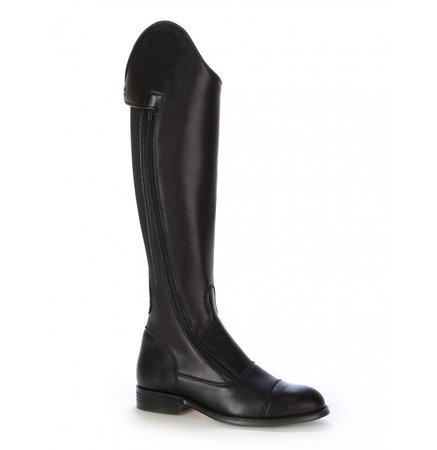 Made to measure black leather dressage boot for horse riding Black leather horse riding boots for men and women