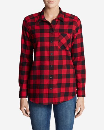 Women's Stine's Favorite Flannel Shirt - Boyfriend | Eddie Bauer