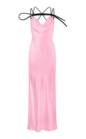 Flamingo Two-Tone Slip Maxi Dress By Nué | Moda Operandi