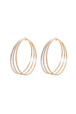 Champagne Life Hoop Earrings - Gold | Fashion Nova, Jewelry | Fashion Nova