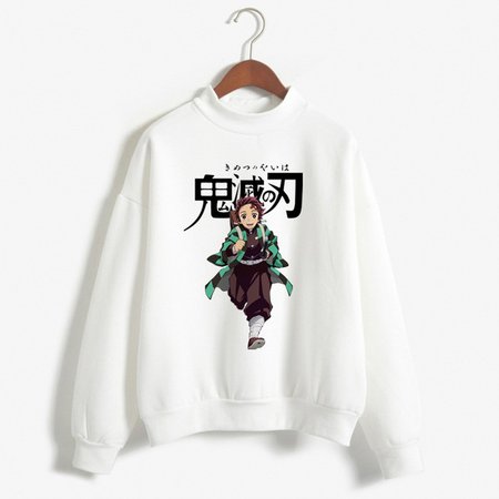 Janpanese Anime Demon Slayer: Kimetsu No Yaiba Long Sleeve Pullover Hoodie Sweatshirt Clothes | Wish