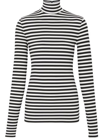 Burberry Striped Turtleneck T-Shirt Ss20 | Farfetch.com
