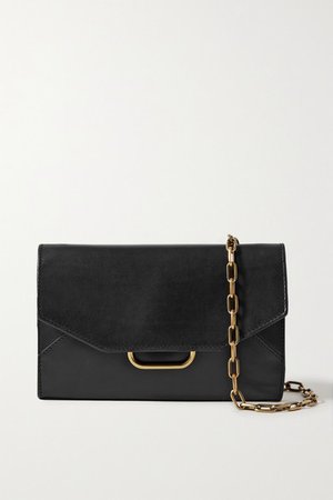 Kyloe Leather Shoulder Bag - Black