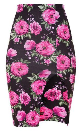 PLT pink rose skirt