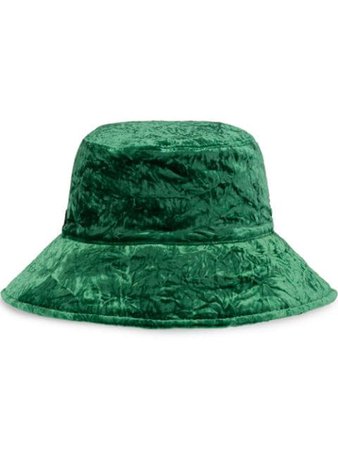 Miu Miu velvet-effect Bucket Hat - Farfetch