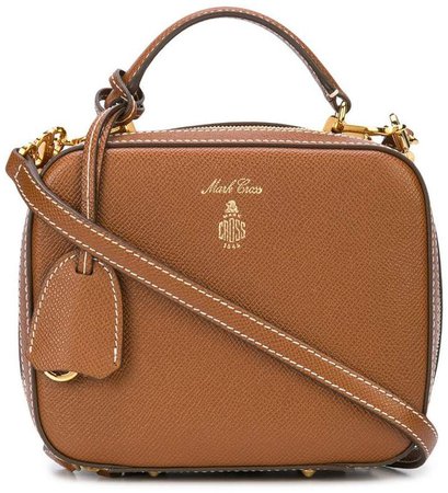 vintage style tote-like satchel