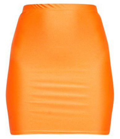 Neon Orange Skirt