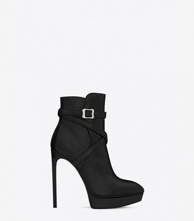 Saint Laurent Classic Janis Jodhpur Ankle Boot in Black Leather - Pesquisa Google