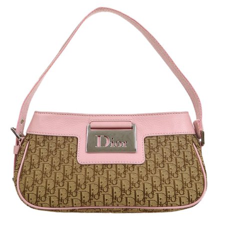 Christian Dior 2006 Street Chic Trotter Handbag Beige Pink – AMORE Vintage Tokyo